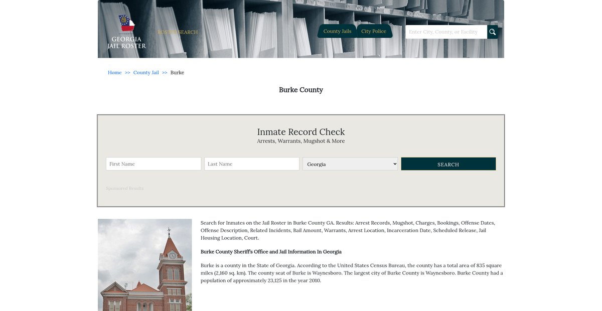 Preview of georgiajailroster.com