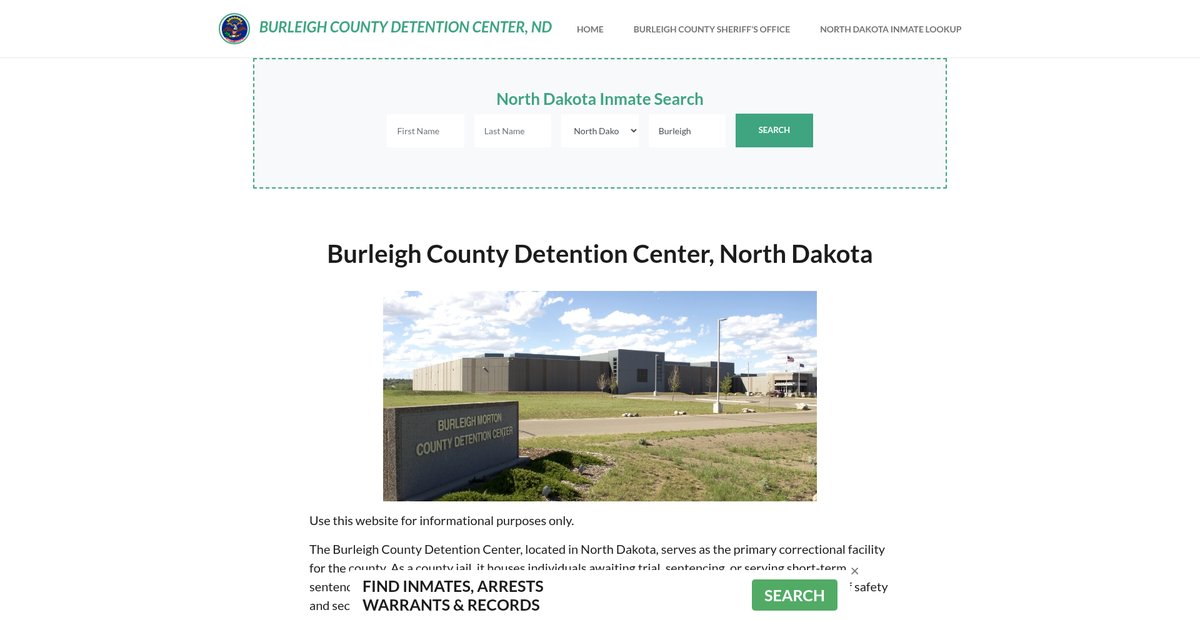 Preview of burleighcountydetentionnd.org