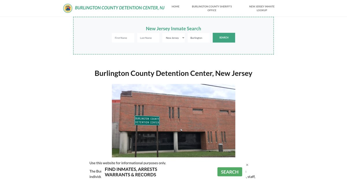 Preview of burlingtoncountydetentionnj.org