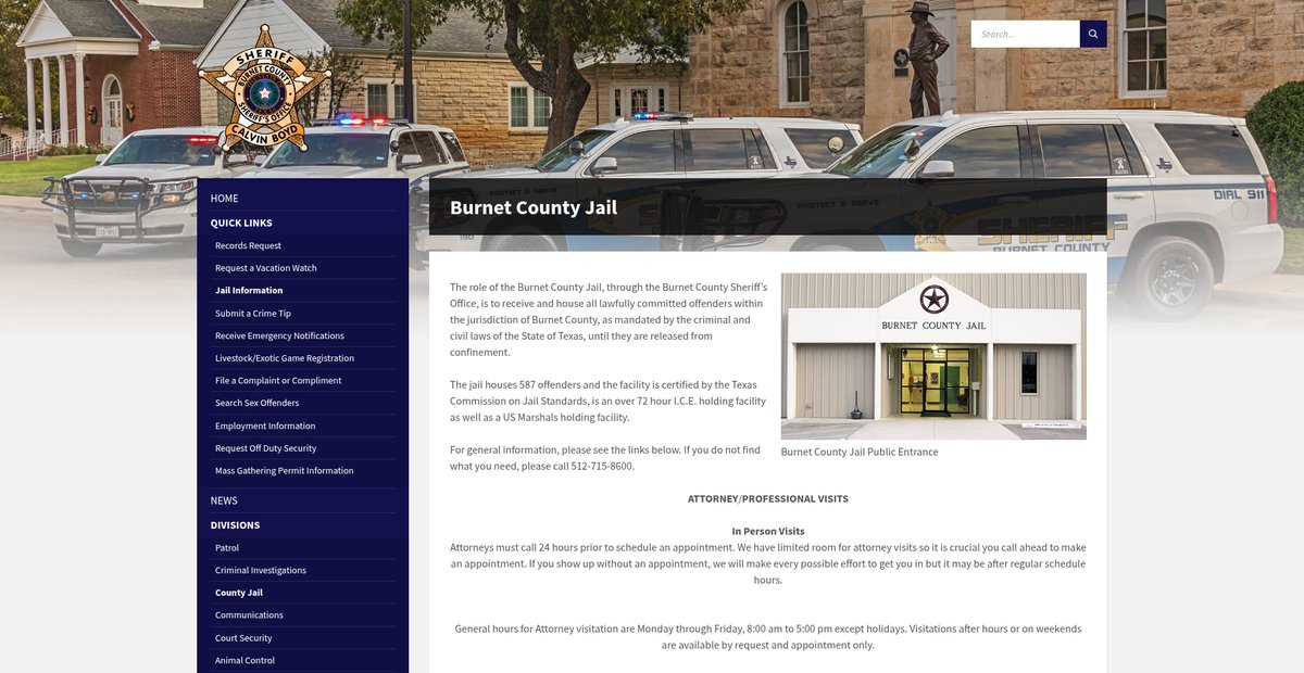 Preview of burnetsheriff.com
