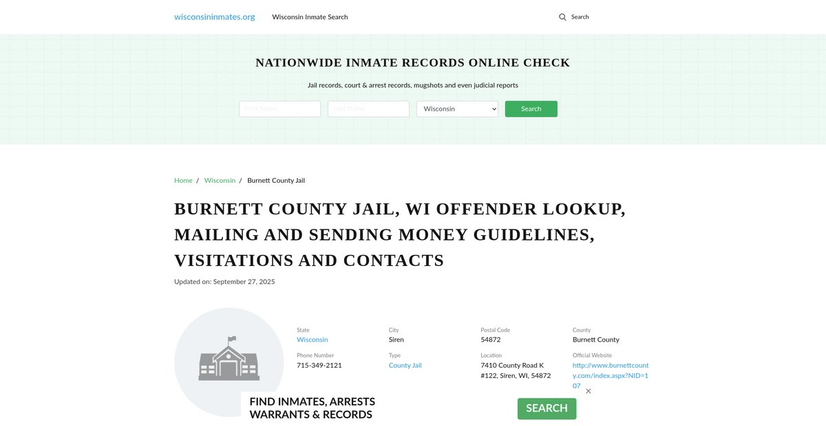 Preview of wisconsininmates.org