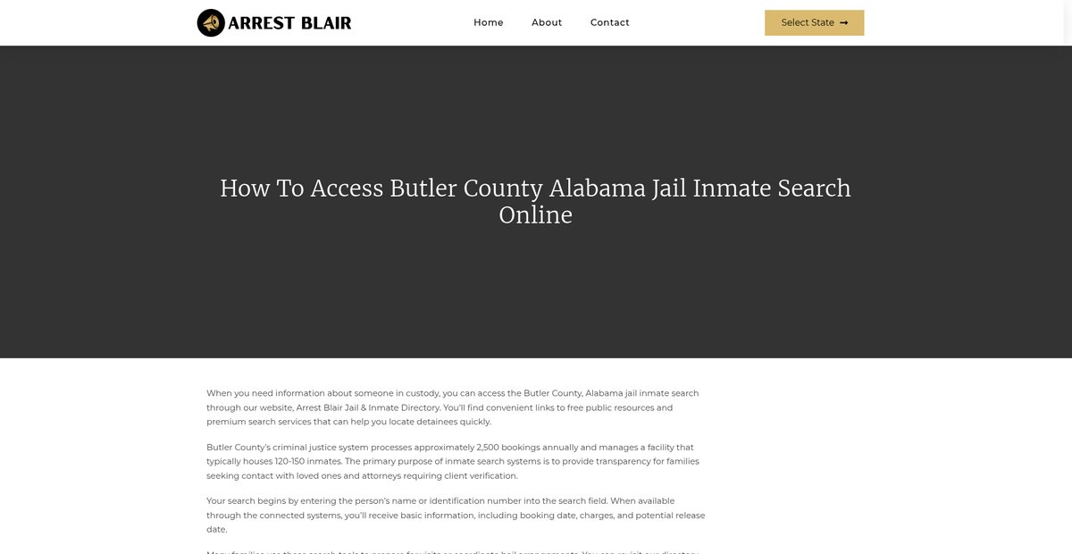 Preview of arrestblair.org