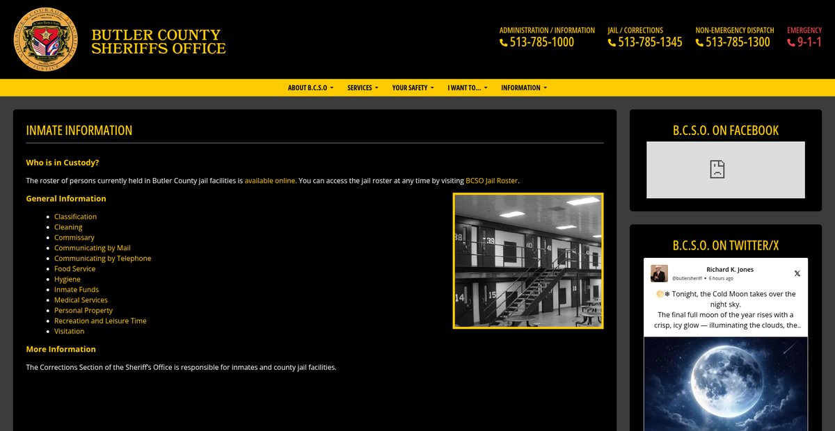 Preview of butlersheriff.org