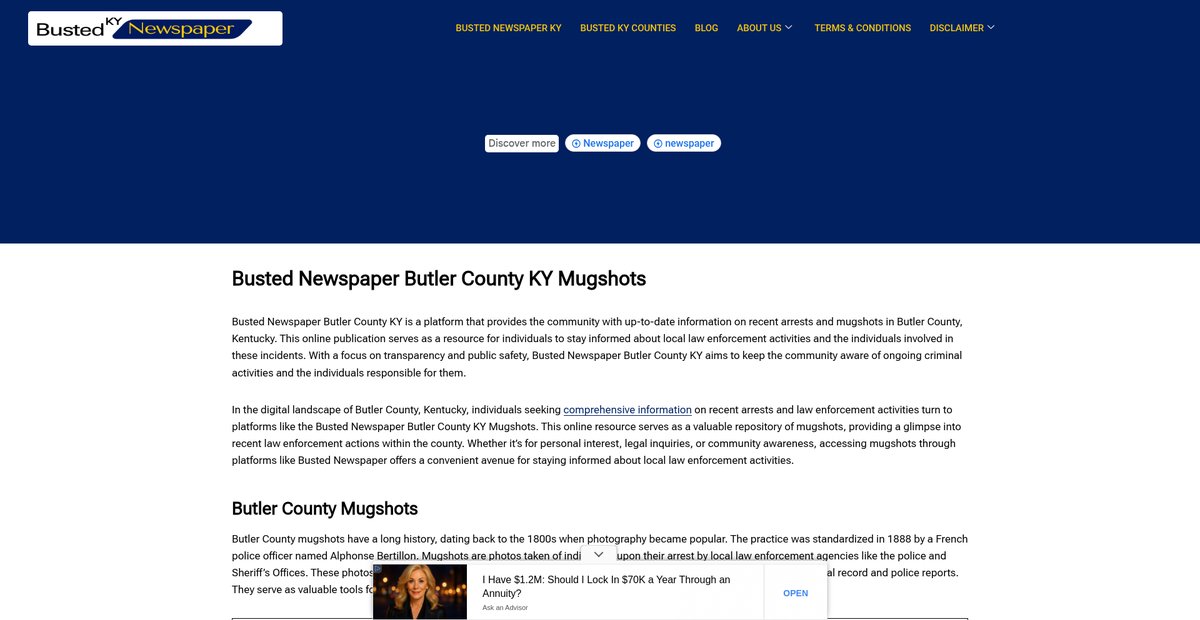 Preview of bustednewspaper-ky.com
