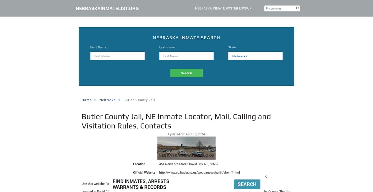 Preview of nebraskainmatelist.org