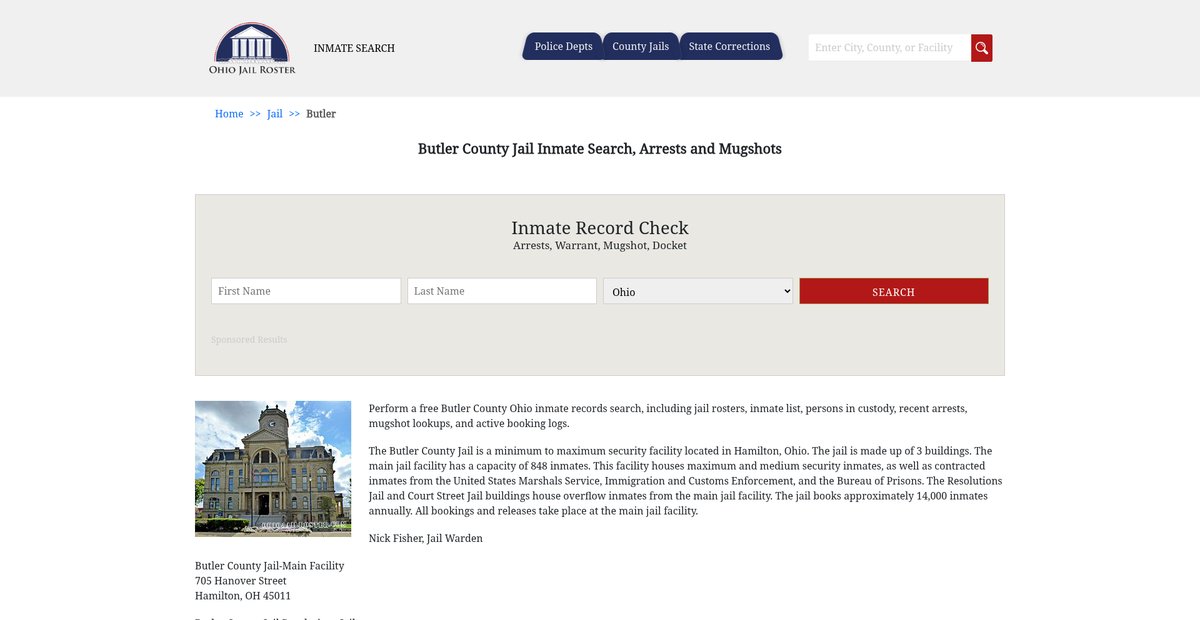 Preview of ohiojailroster.com