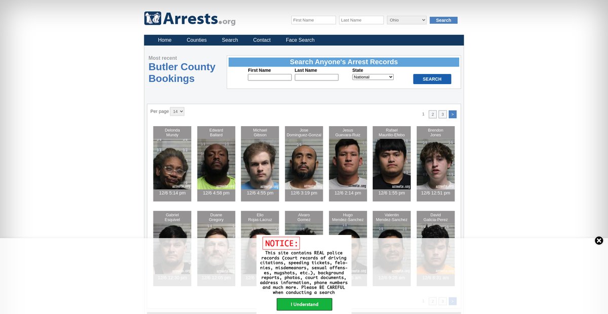 Preview of ohio.arrests.org