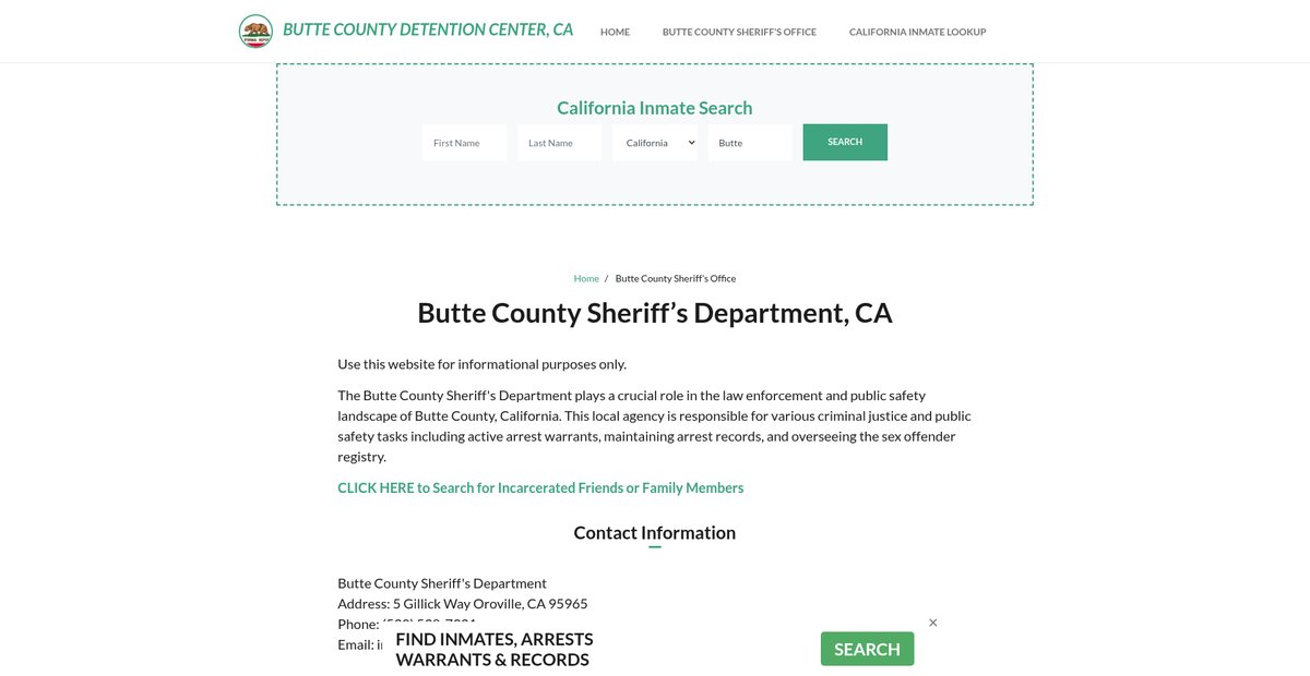 Preview of buttecountydetentionca.org