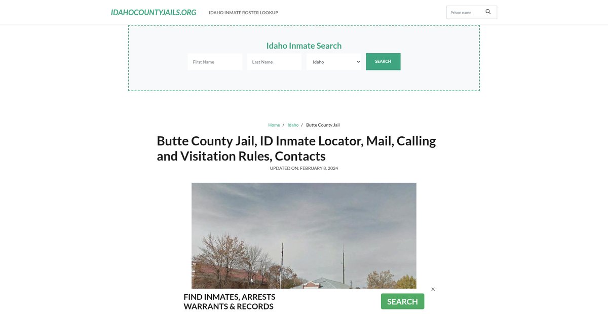 Preview of idahocountyjails.org