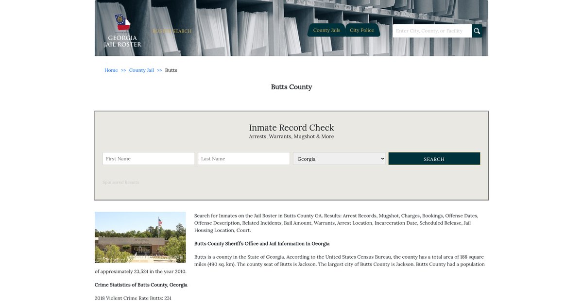 Preview of georgiajailroster.com