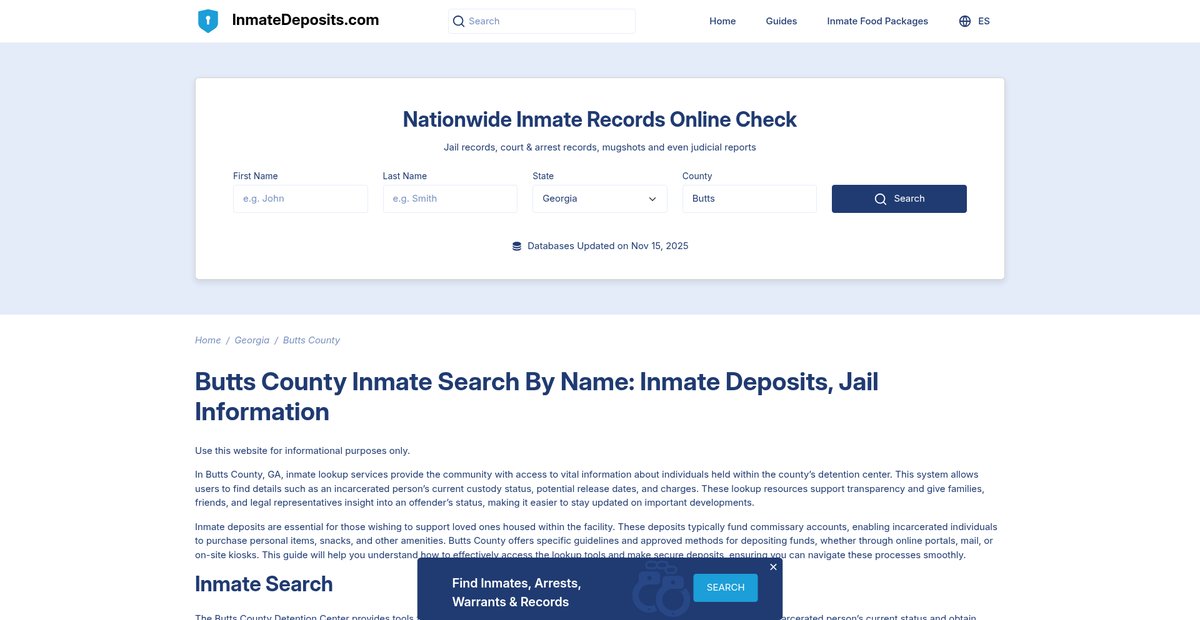 Preview of inmatedeposits.com