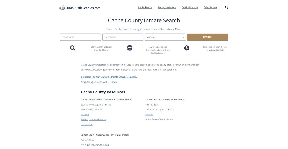 Preview of utahpublicrecords.com