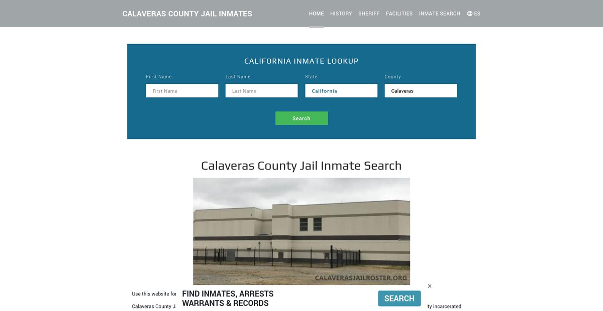 Preview of calaverasjailroster.org