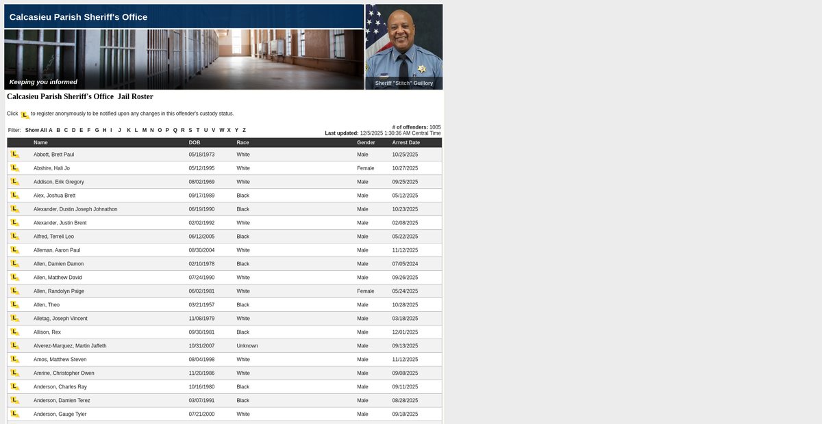 Preview of calcasieu.lavns.org