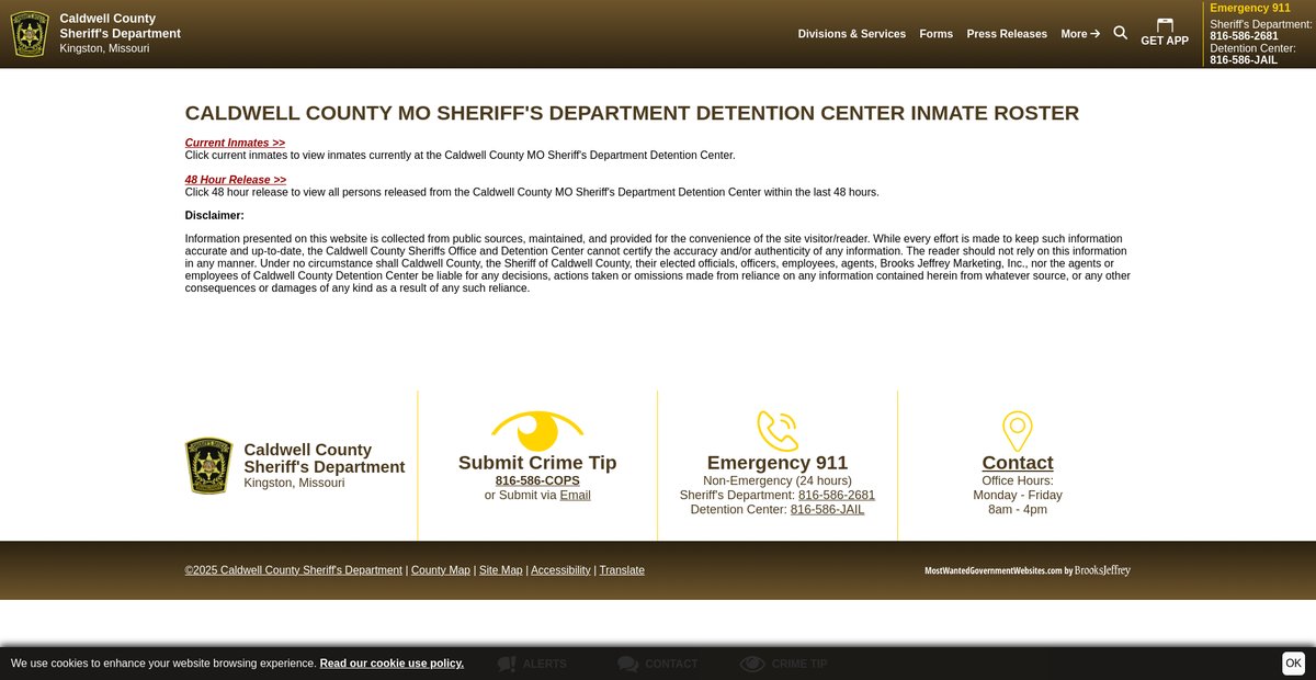 Preview of caldwellcosdmo.gov