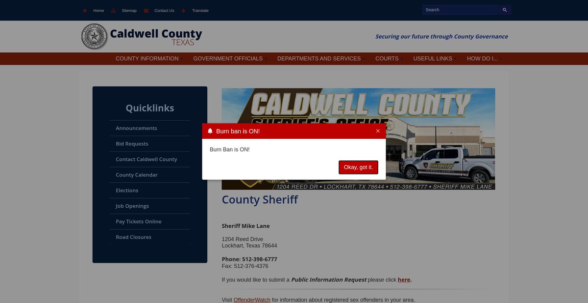Preview of co.caldwell.tx.us
