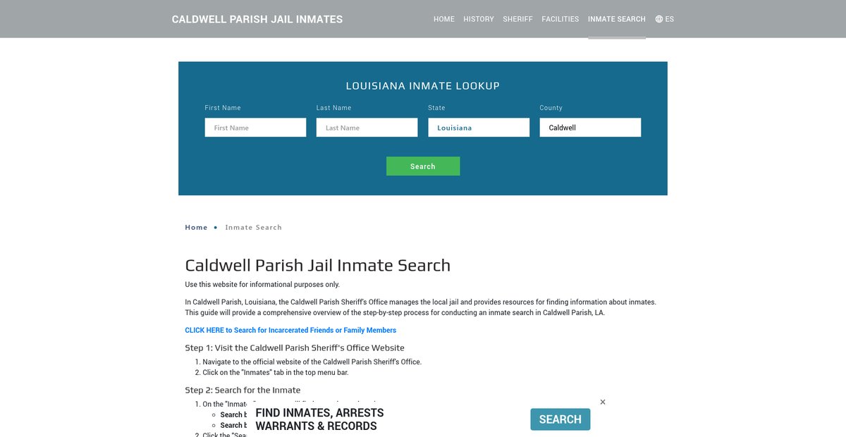 Preview of caldwellparishjailroster.org