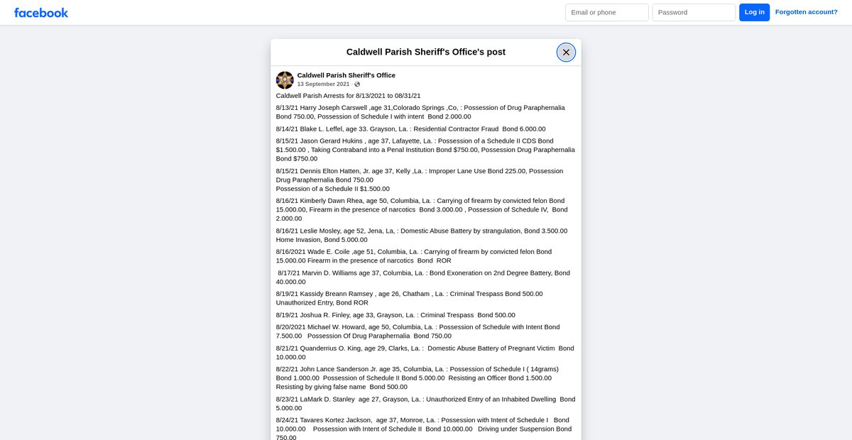 Preview of facebook.com