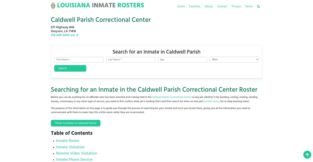 Preview of louisianainmaterosters.org