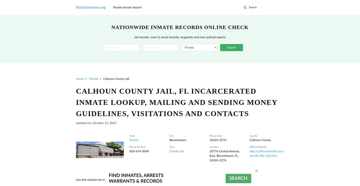 Preview of floridainmates.org