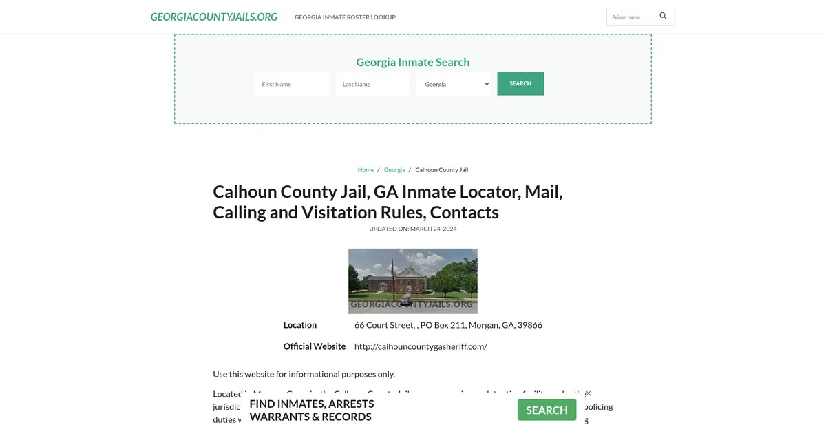Preview of georgiacountyjails.org