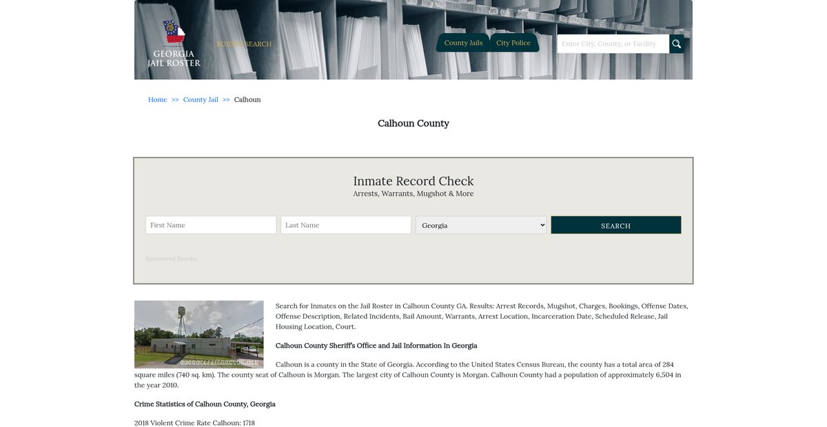 Preview of georgiajailroster.com