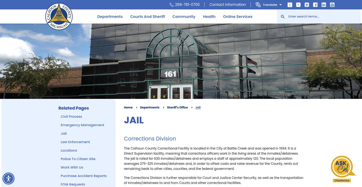 Preview of calhouncountymi.gov