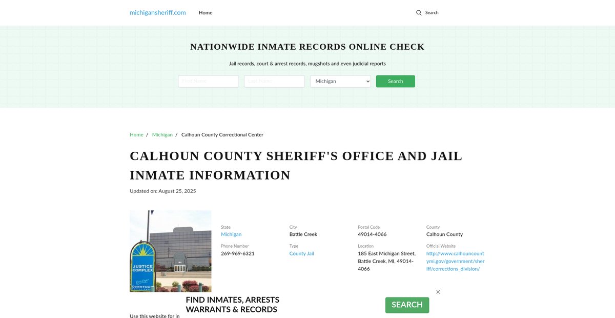 Preview of michigansheriff.com