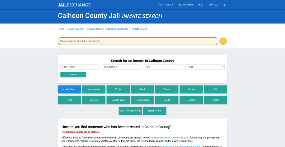 Preview of jailexchange.com