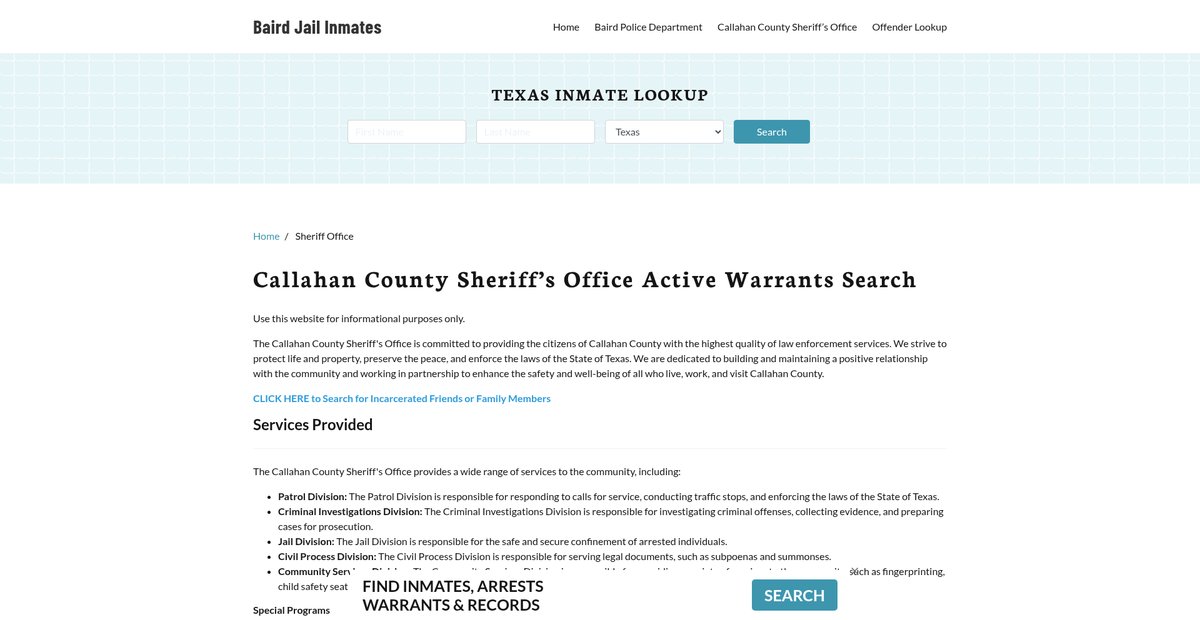 Preview of bairdjail.org