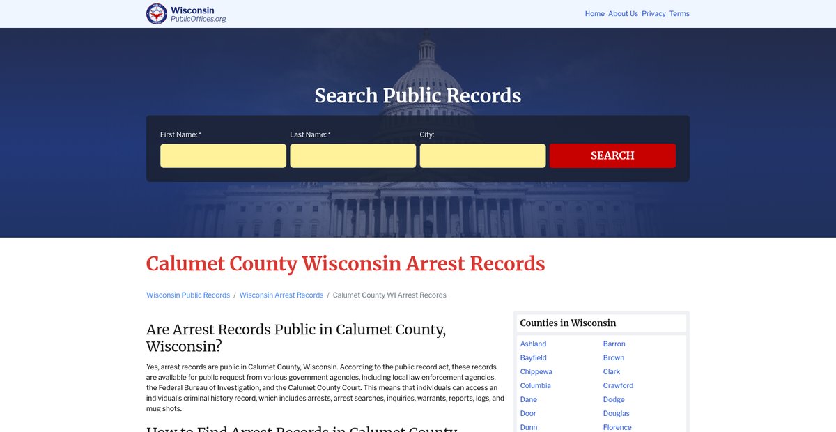 Preview of wisconsin.publicoffices.org