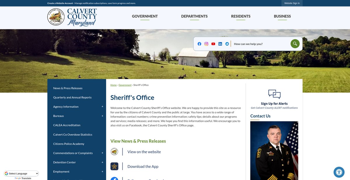 Preview of calvertcountymd.gov