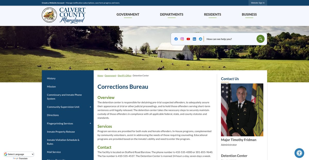 Preview of calvertcountymd.gov