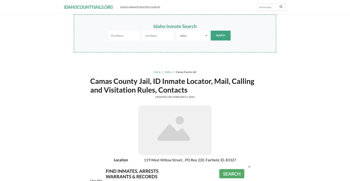 Preview of idahocountyjails.org