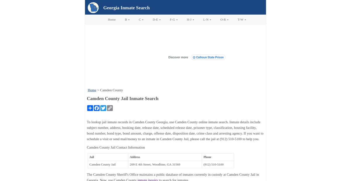 Preview of inmatesearchga.org