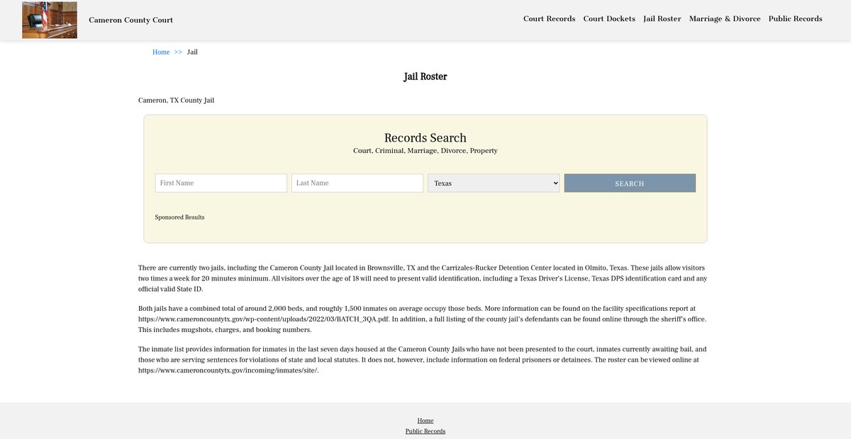 Preview of cameroncountycourt.org