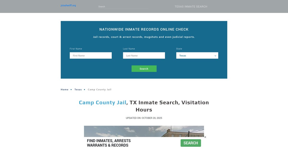 Preview of jctxsheriff.org