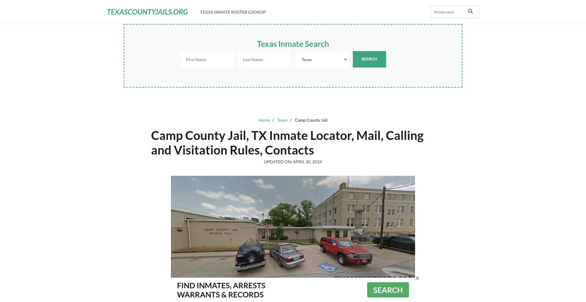 Preview of texascountyjails.org