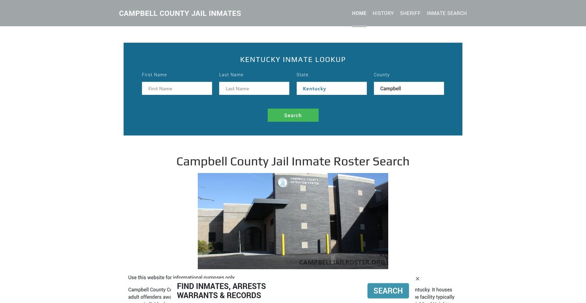 Preview of campbelljailroster.org