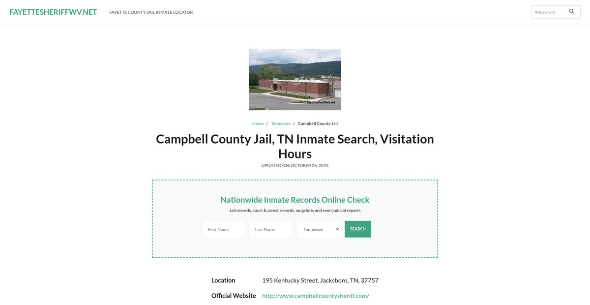 Preview of fayettesheriffwv.net