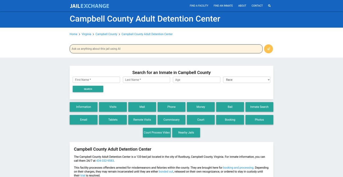 Preview of jailexchange.com