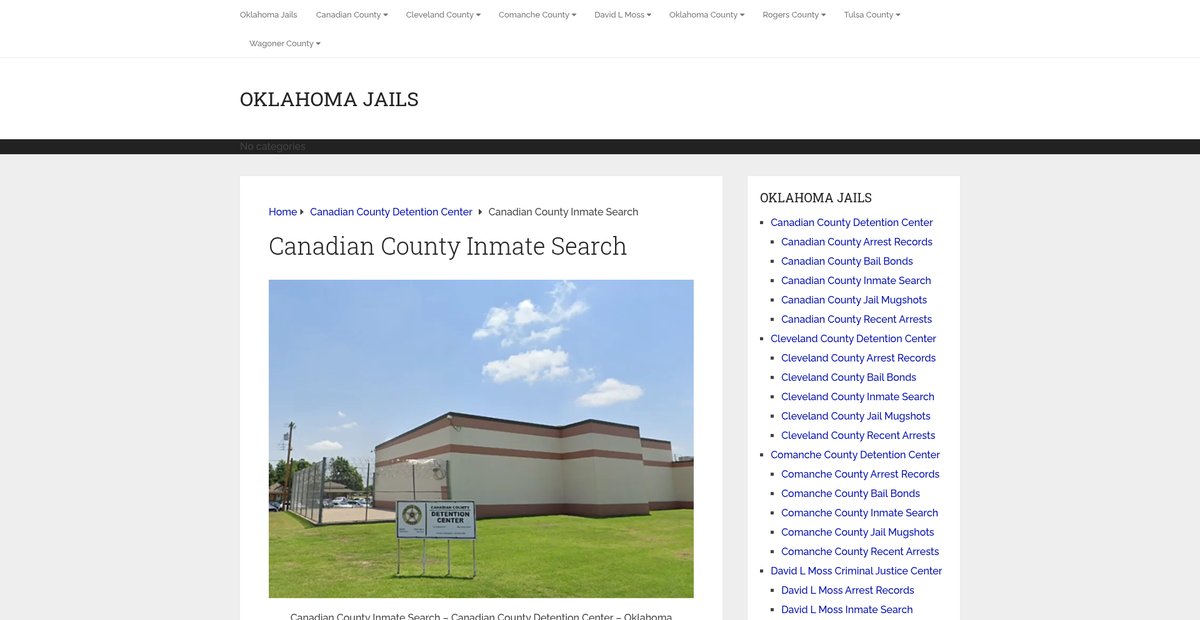 Preview of oklahomajails.com