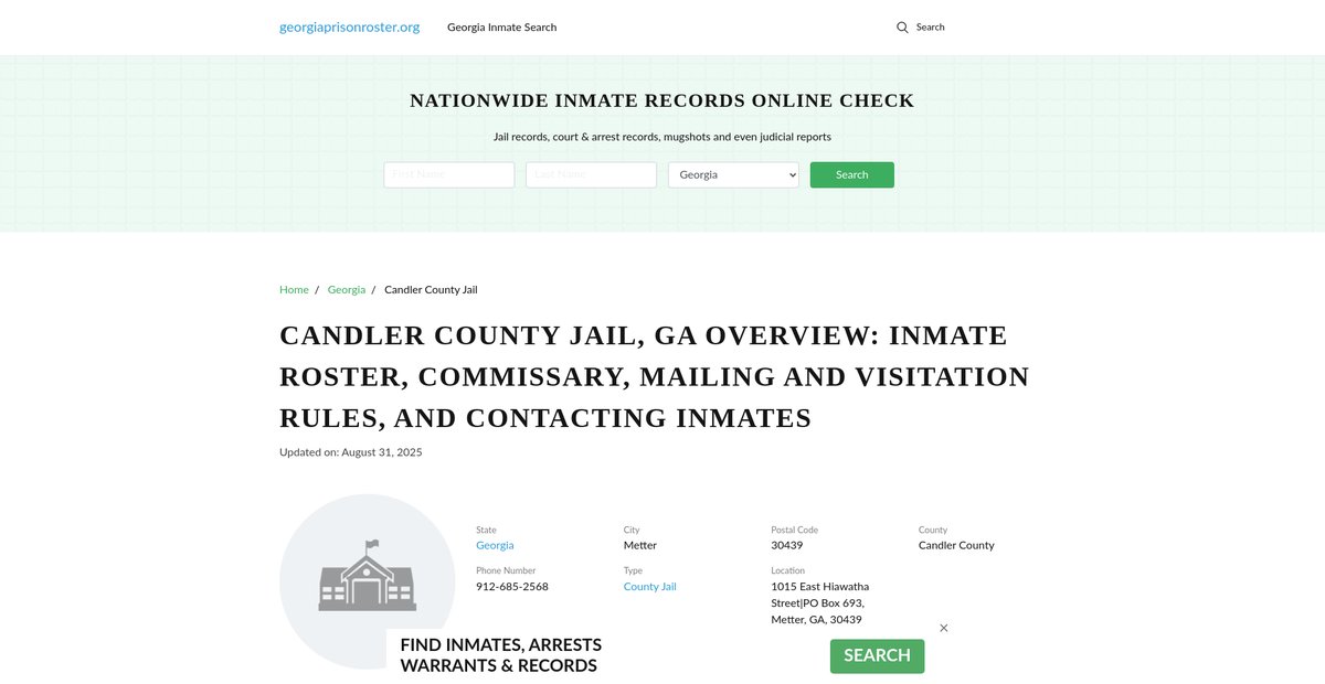 Preview of georgiaprisonroster.org