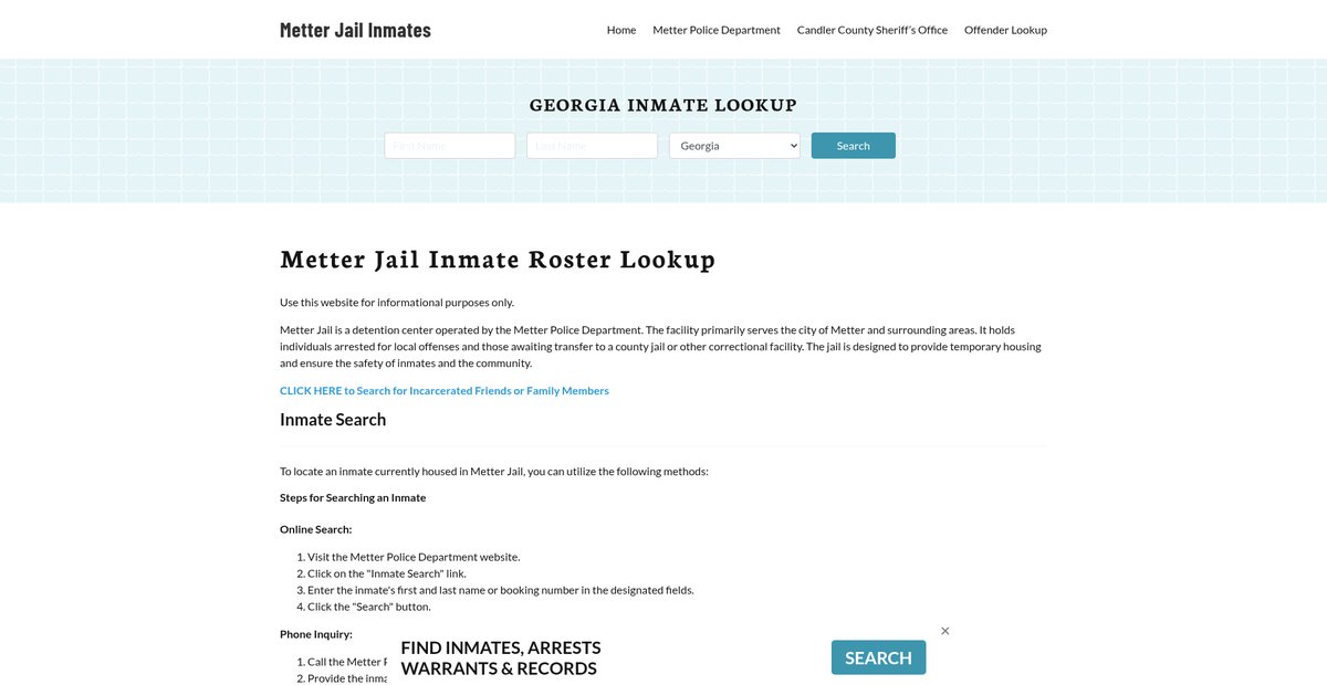 Preview of metterjail.org