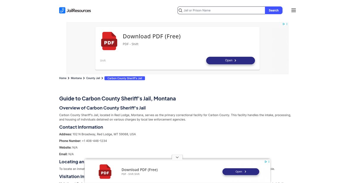 Preview of jailresources.com
