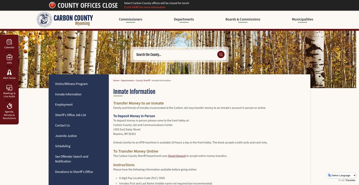 Preview of carboncountywy.gov