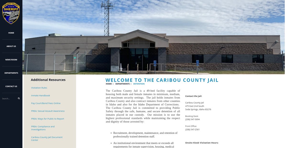 Preview of caribousheriff.com