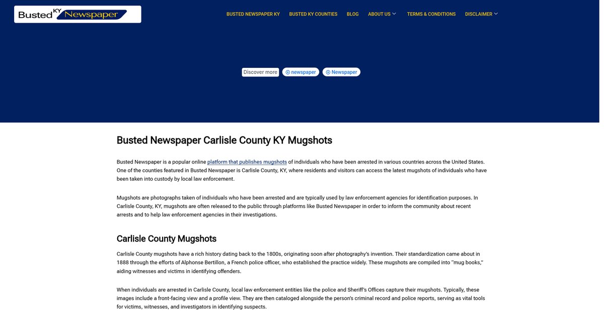 Preview of bustednewspaper-ky.com