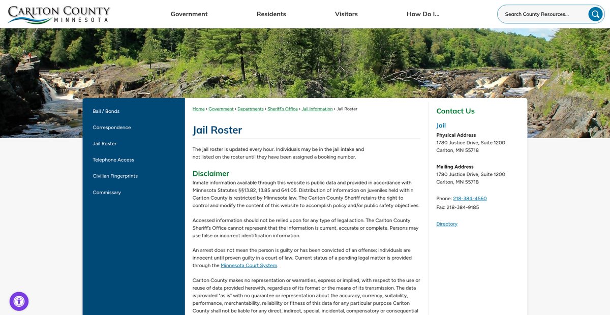 Preview of carltoncountymn.gov