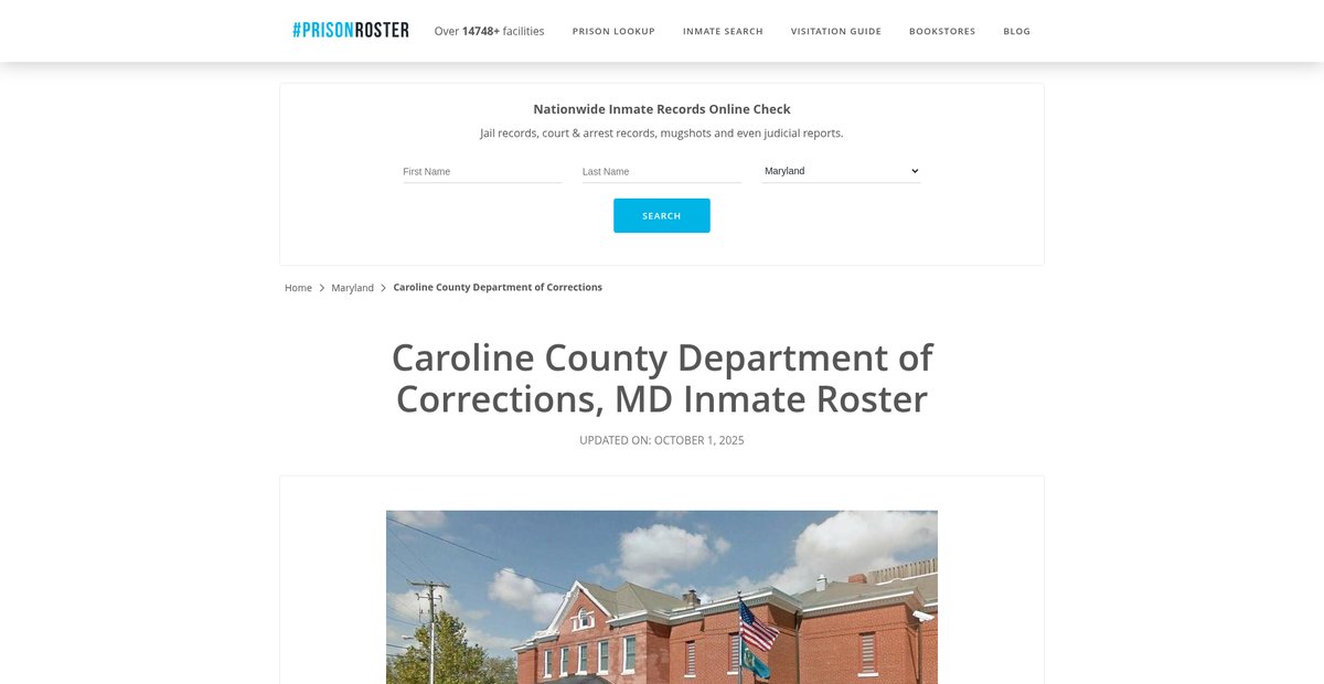 Preview of prisonroster.com